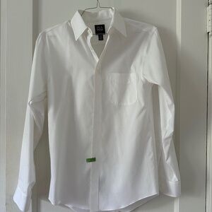 Joseph A Bank - Traveller Slim Fit - Solid White Men’s Shirt